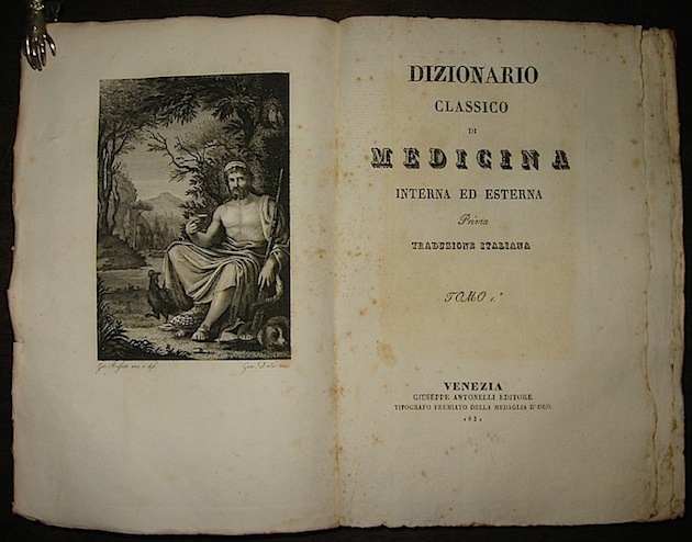  AA.VV. Dizionario classico di medicina interna ed esterna. Prima traduzione italiana (di M.G. Levi) 1831-1840 Venezia Antonelli